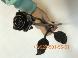 Pk042 Кованая Роза (кованый подарок)
