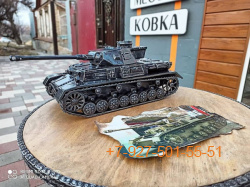 Pk086 Шкатулка/Мини-бар "Танк - Panzerkampfwagen IV (PzKpfw IV, также Pz. IV" (подарок кованый)