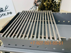 ШПс0032 Решетка на мангал 10мм воронённая