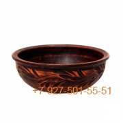 ПГ-007/289324 Пиала 450мл керамика Красная глина
