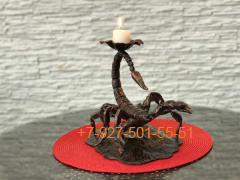 Pk048 Подсвечник "Скорпион" (подарок кованый)