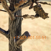 Pk021 Дерево кованое "дуб" с датами на листьях