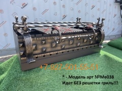 Мв038/4 Мангальная вставка 4мм с колосником + перекладины