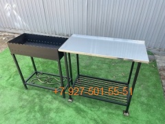 СтН45-100/0,8 Стол к мангалу с нерж/стали из 0,8мм